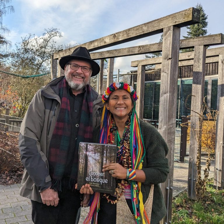 Soraida Chindoy, eine Vertreterin der Inga aus der kolumbianischen Region Putumayo in Eberswalde, 19.11.2025, Fotos:©Mirella Frangella