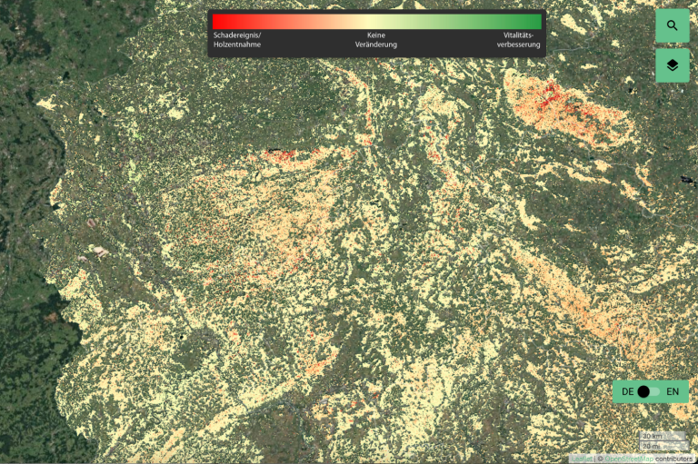Waldmonitor der Naturwald Akademie Lübeck, Waldvitalität 2016-2020
