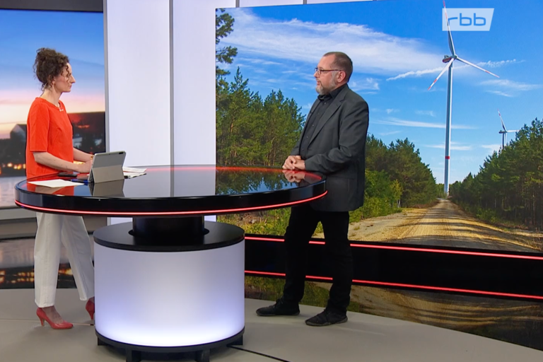 Pierre Ibisch im Interview bei rbb Brandenburg Aktuell zum geplanten Windpark im Naturpark Dahme-Heideseen in Brandenburg, 13.7.2025